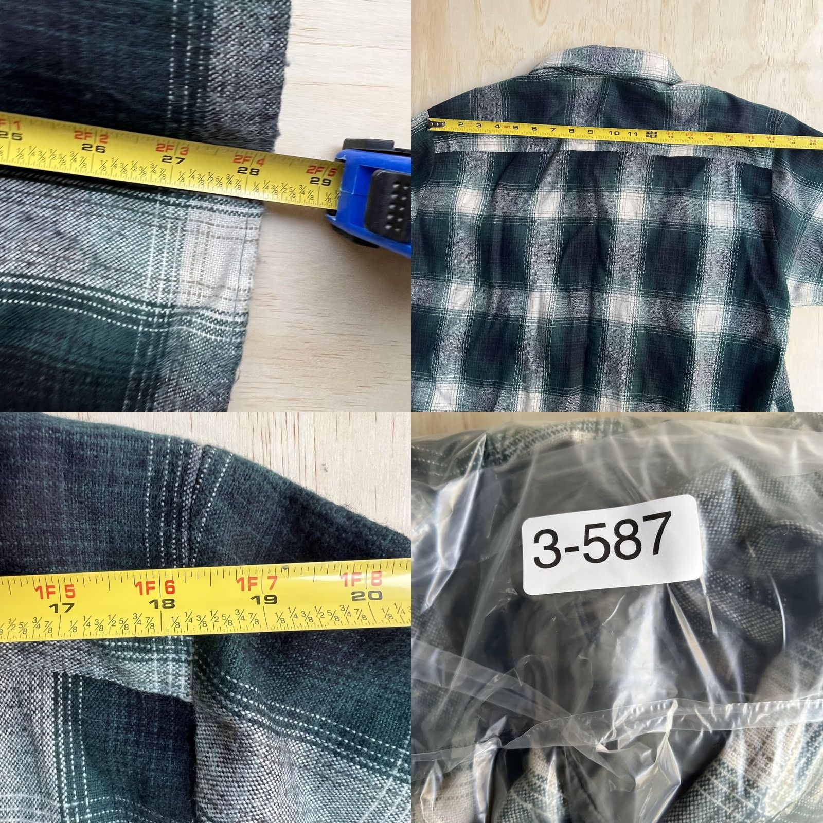 Vintage Claybrooke Outdoors Shirt Jacket Mens Large Green Plaid Flannel Lined Workwear Size US L / EU 52-54 / 3 - 8 Thumbnail