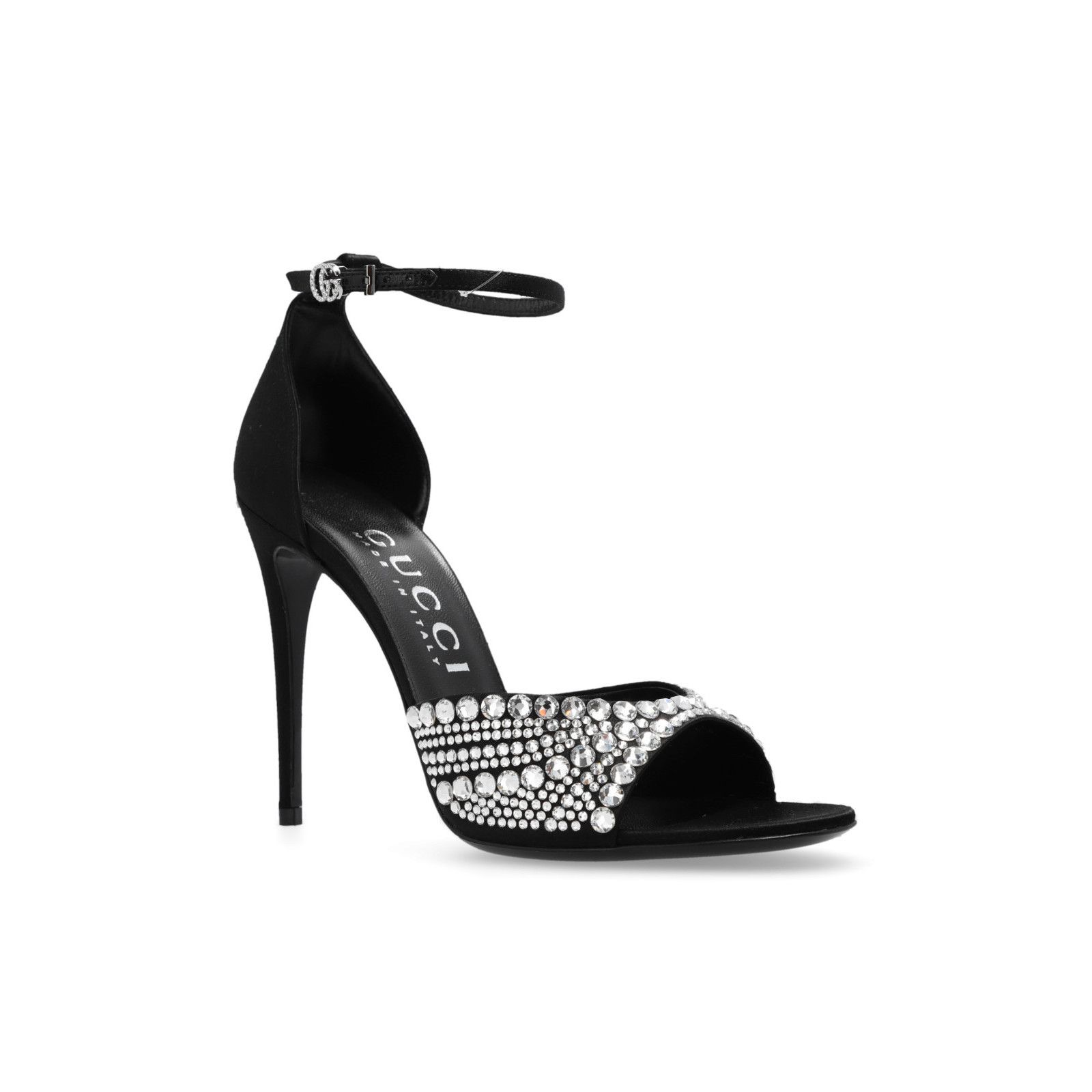 Gucci GUCCI Interlocking G Crystal Embellished Black Sandals New & Size US 11 / IT 41 - 2 Thumbnail