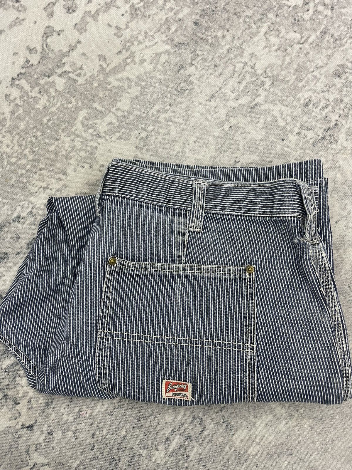 Japanese Brand Dogman Hickory Stripe Multipocket Cargo Tactical Pants s11 Size US 38 / EU 54 - 25 Thumbnail
