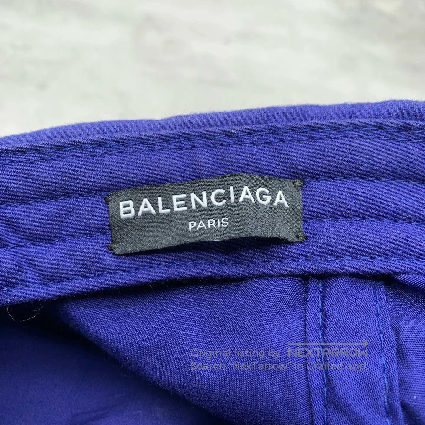 Balenciaga blue balenciaga cap with logo. Size ONE SIZE - 5 Thumbnail