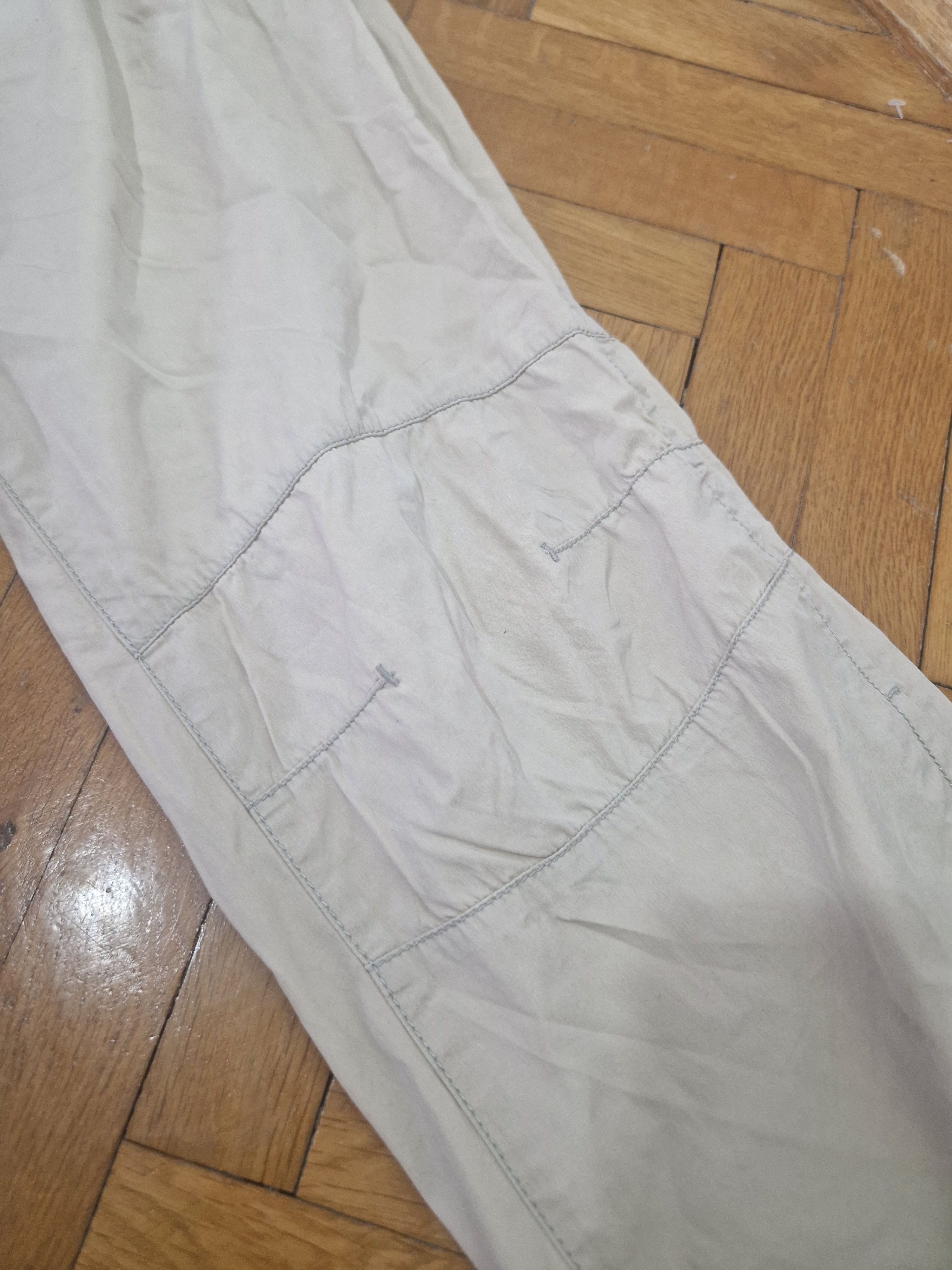 Prada Prada archive 90s 00s double knee red tab nylon pants Size US 34 / EU 50 - 4 Thumbnail