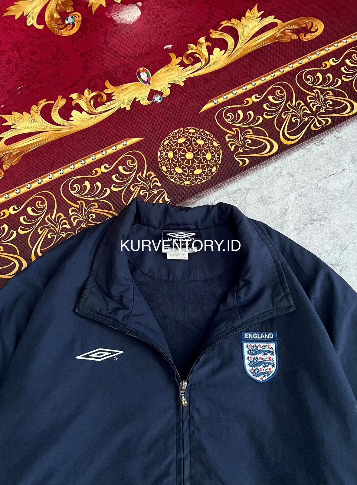 Umbro (SOLD OUT) Vintage Umbro England Official Team Jacket Size US L / EU 52-54 / 3 - 3 Thumbnail