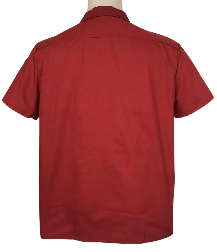 Other Retro Two-tone Men Shirt Solid Casual Shirt Maroon Size US M / EU 48-50 / 2 - 3 Thumbnail