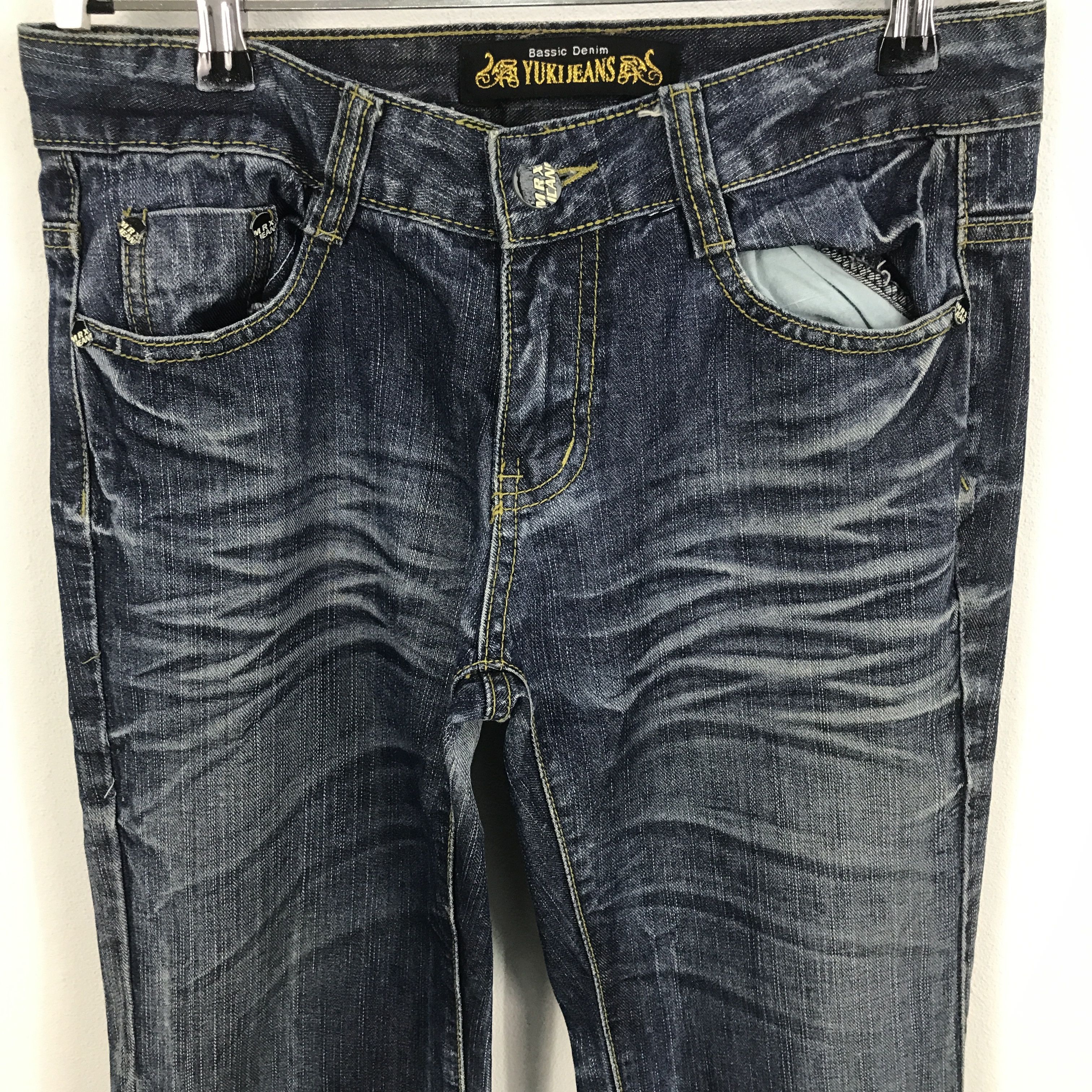 Japanese Brand Rare Flare Japan style yuki Bootcut denim jeans pants Size US 29 - 2 Thumbnail