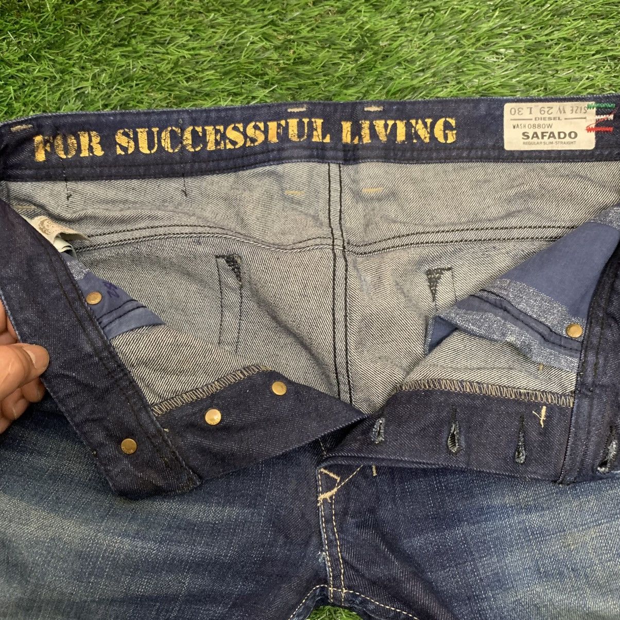 Diesel × Vintage Diesel Safado 0880W Jeans Slim Straight Size US 33 - 20 Thumbnail