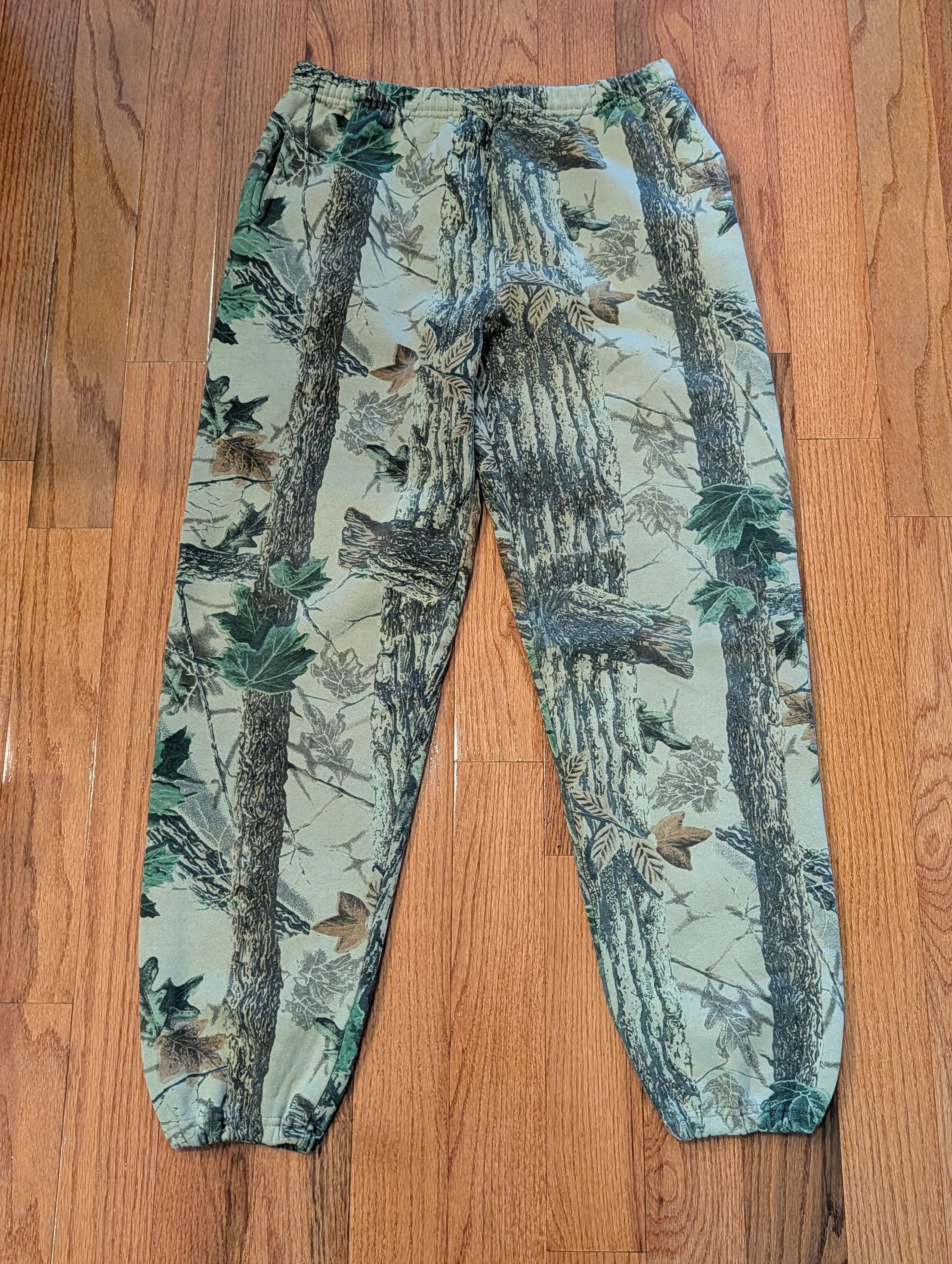 Jerzees Vintage 90s Jerzees Outdoors Camo Large Sweatpants Size US 33 - 1 Thumbnail