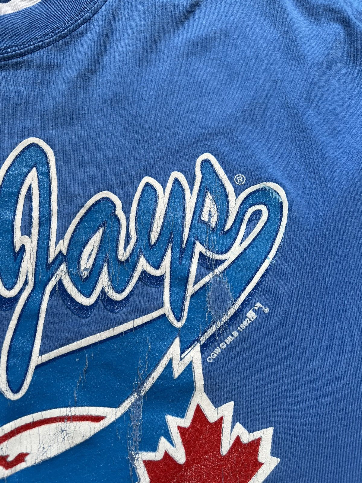 MLB Vintage 90s Toronto Blue Jays MLB Baseball Tee Shirt Size US XL / EU 56 / 4 - 10 Thumbnail