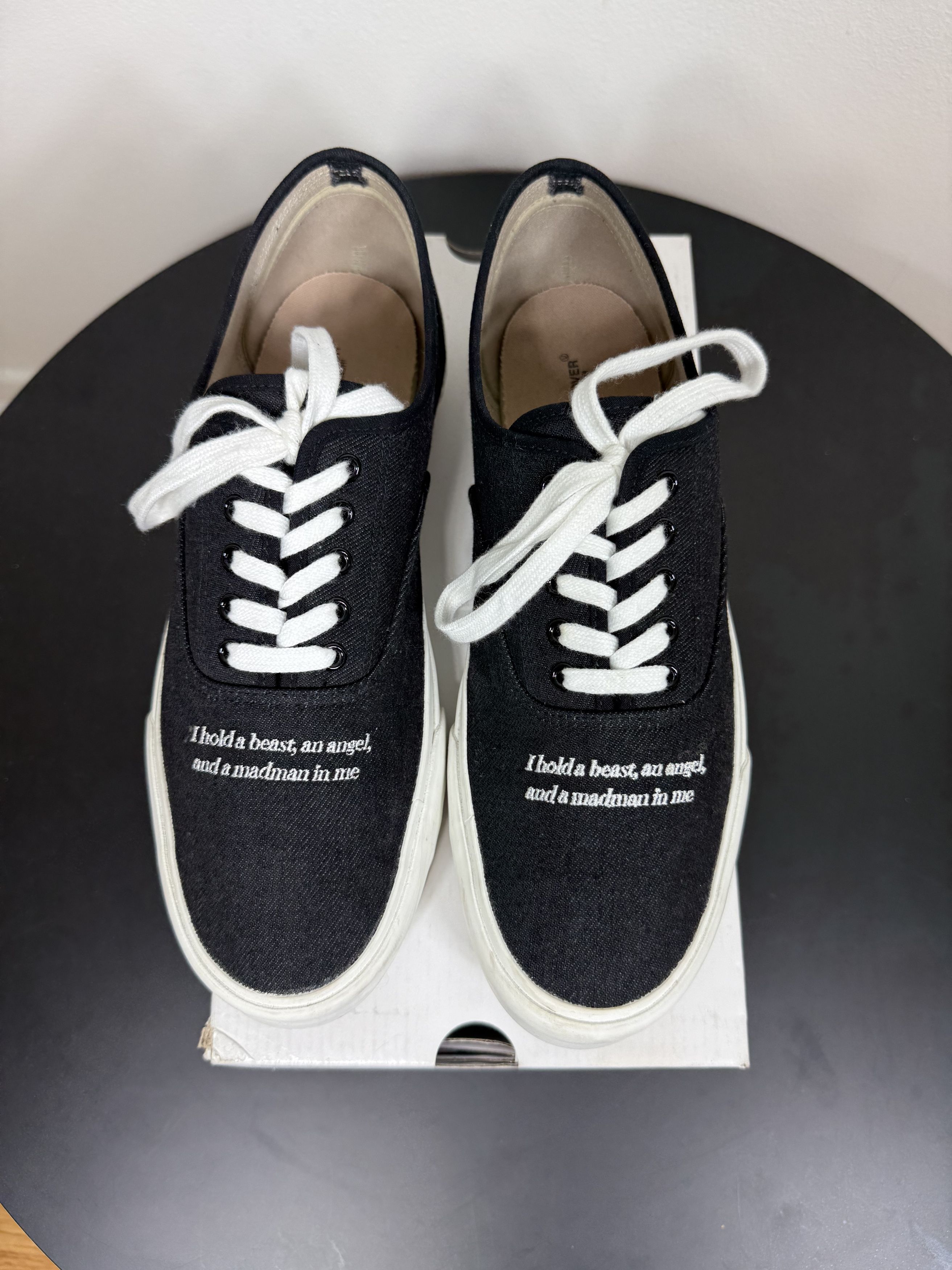 Undercover SS20 Black Sneakers "Chaos/Balance" Size US 9.5 / EU 42-43 - 2 Thumbnail