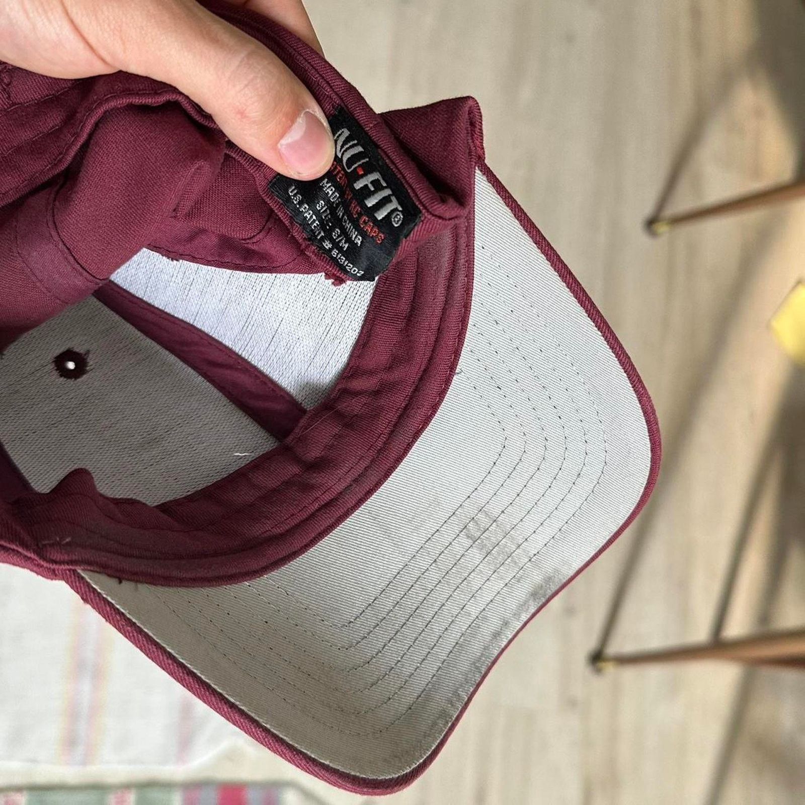 Vintage Epic Basic Y2K Blank Fitted Faded Flex Fit Baseball Hat Cap Size ONE SIZE - 8 Thumbnail