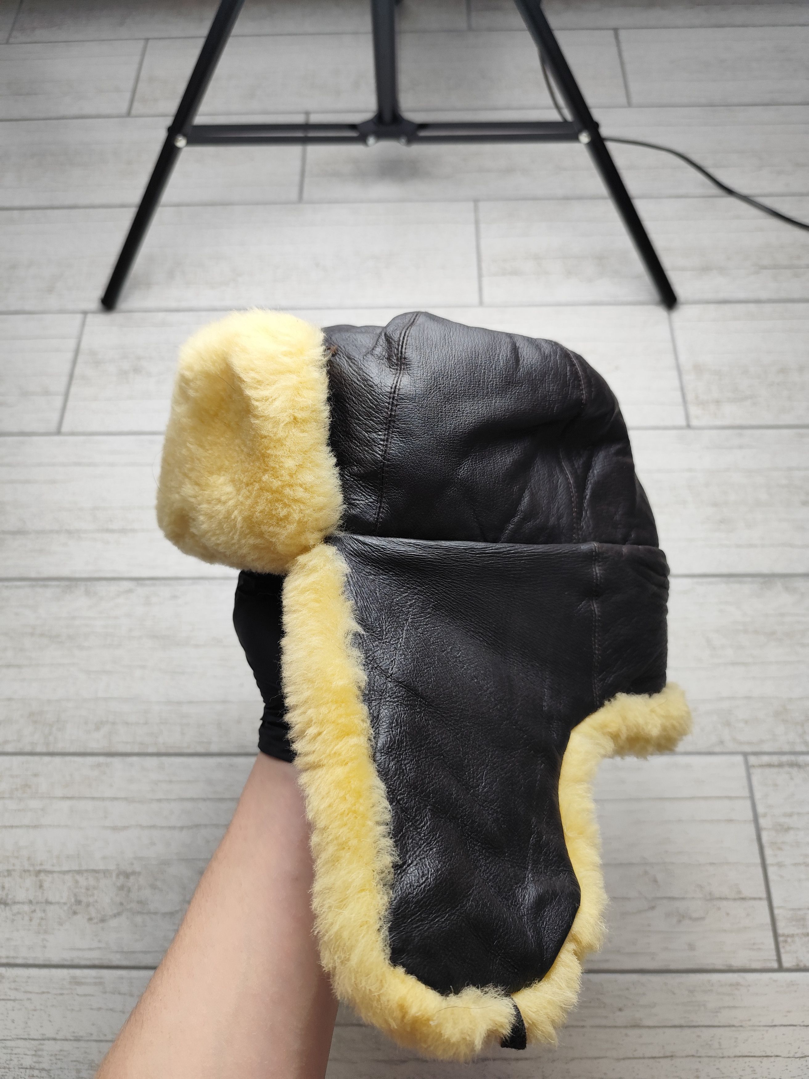 Japanese Brand VINTAGE streetwear y2k designer FUR HAT USHANKA Size ONE SIZE - 3 Thumbnail