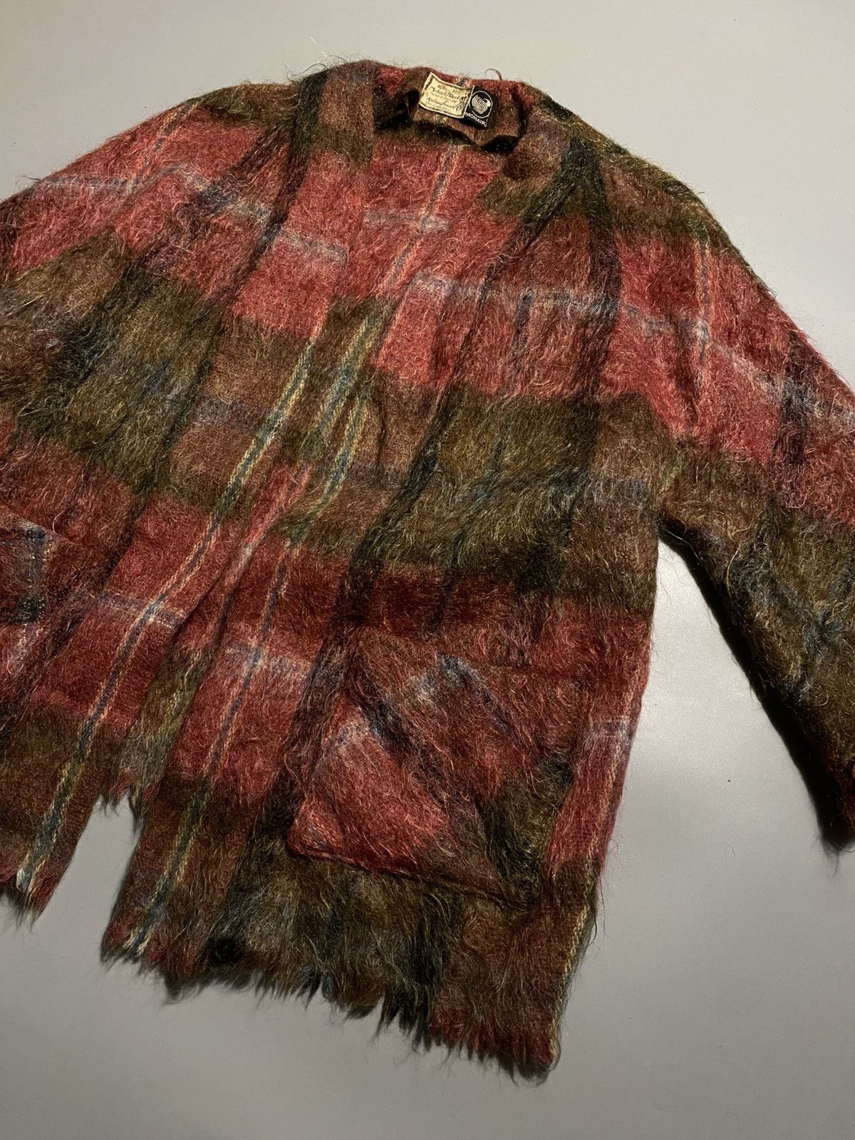 Vintage Andrew Stewart 1960s very rare MOHAIR coat vintage Size M / US 6-8 / IT 42-44 - 3 Thumbnail