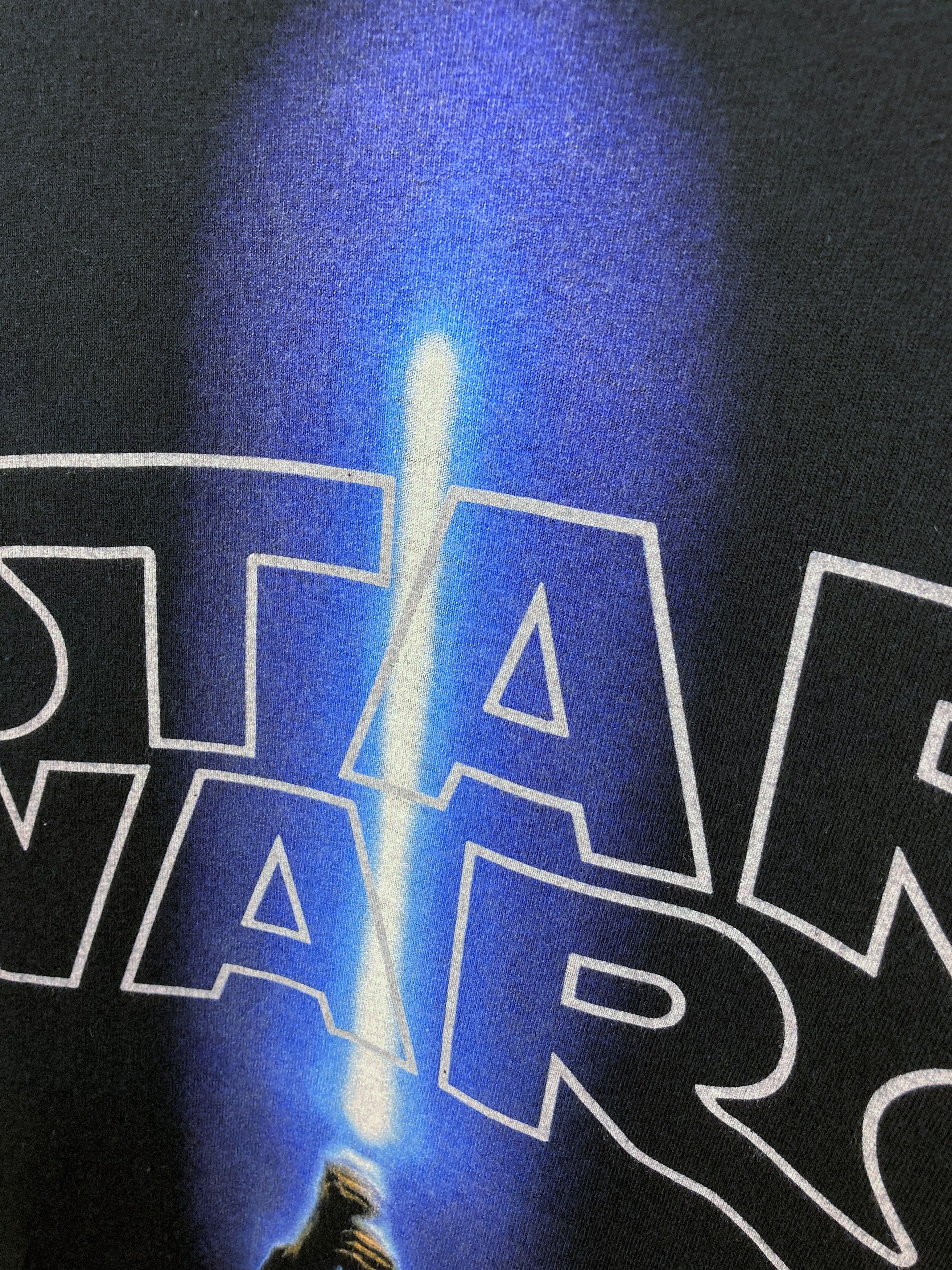 Star Wars Star Wars Luke Skywalker Jedi Blue Sword Graphic Promo Tee Size US L / EU 52-54 / 3 - 3 Thumbnail