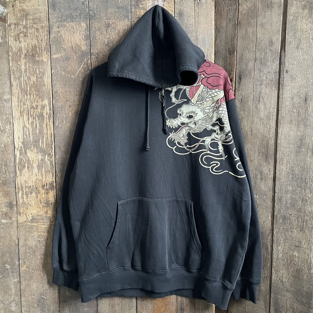 Japanese Brand × Vintage Vintage Strange Heaven Dragon Hoodie Size US L / EU 52-54 / 3 - 2 Thumbnail