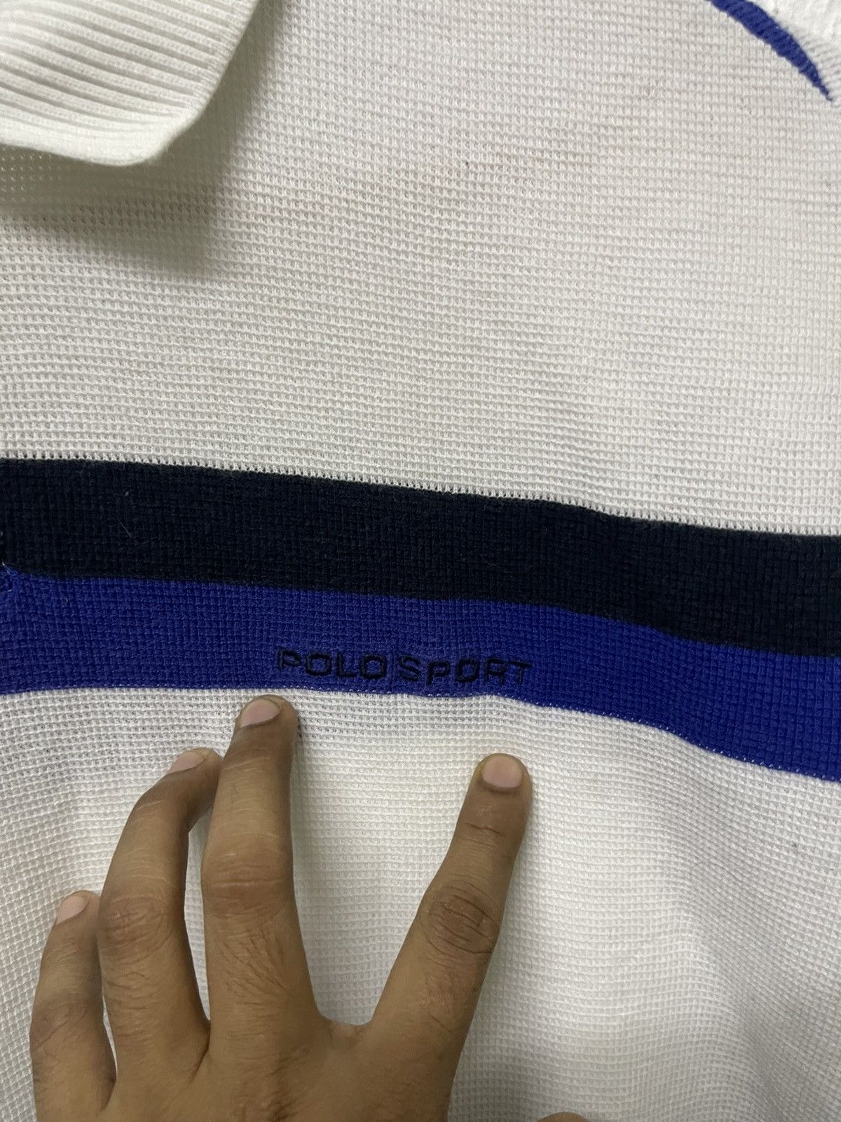 Polo Ralph Lauren 90s POLO SPORT BY RALPH LAUREN STRIPES POLO SHIRT Size US S / EU 44-46 / 1 - 5 Thumbnail