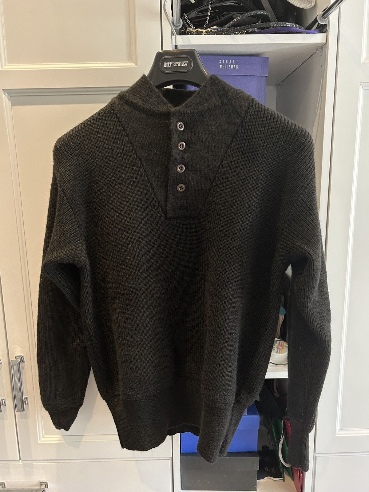 Vintage Bronson MFG High-Neck Knit Sweater Size US M / EU 48-50 / 2 - 1 Thumbnail