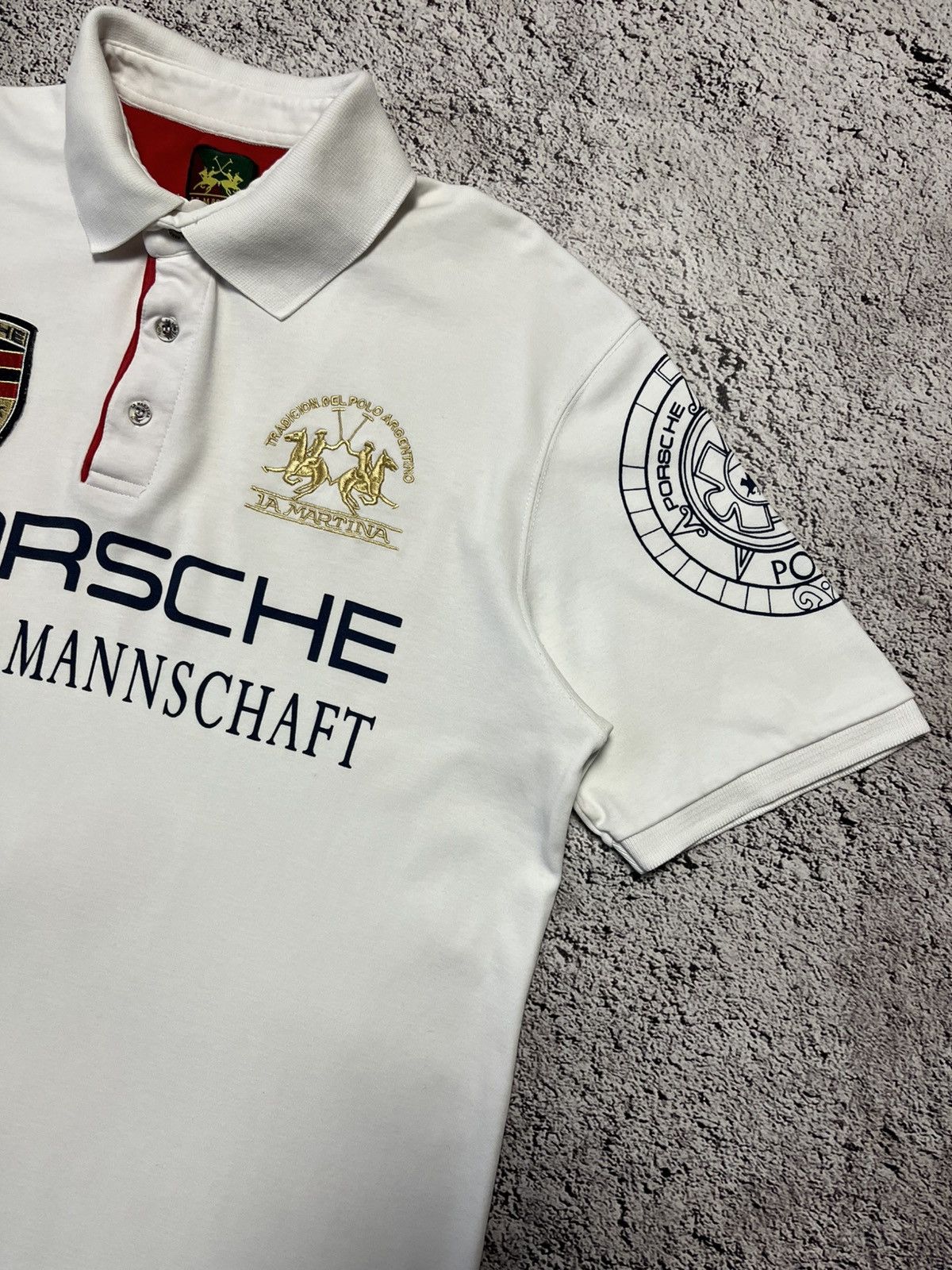 La Martina La Martina Polo Mannschaft Men’s Short Sleeve Polo Shirt Size US XXL / EU 58 / 5 - 8 Thumbnail