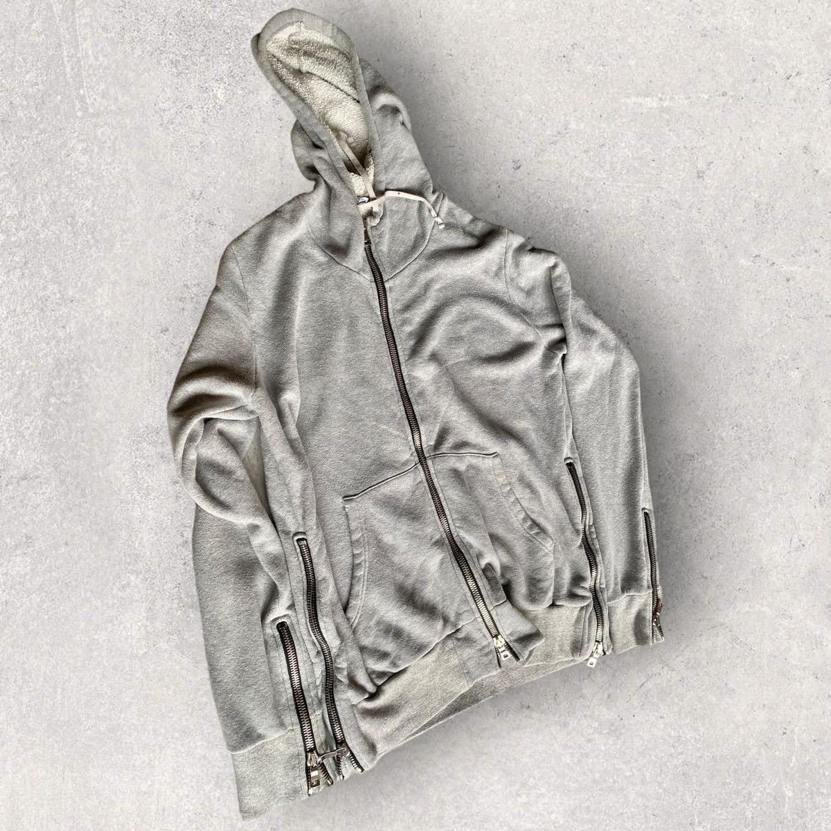 Balmain Balmain Side Zip Hoodie Grailed