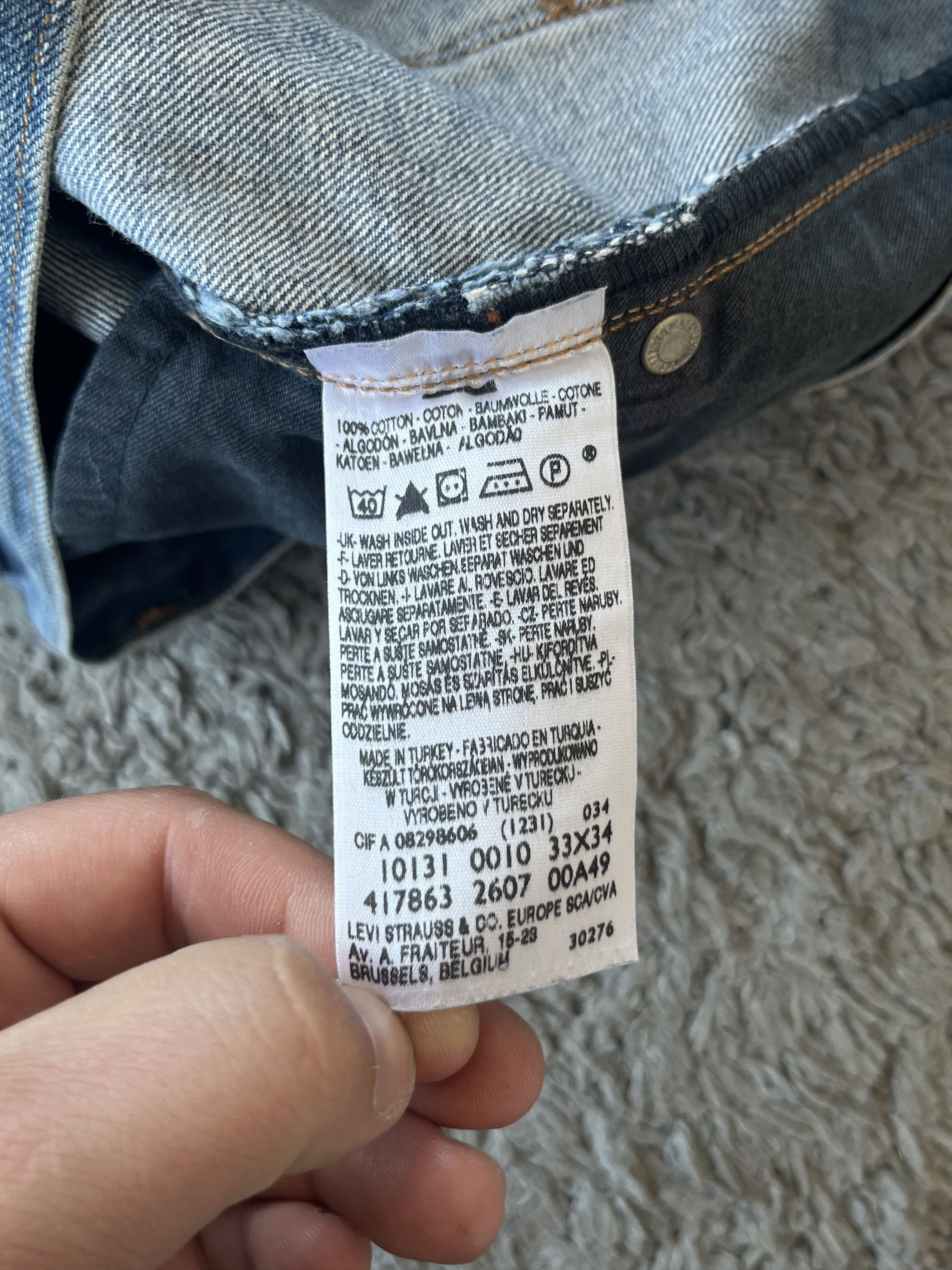 Levi's LEVI’S ENGINEERED JEANS Straight Fit Vintage Y2K Style Size US 33 - 10 Thumbnail