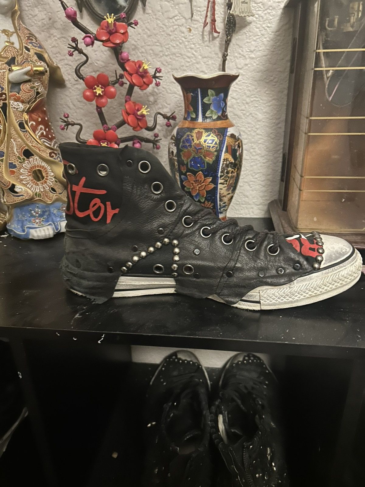 Japanese Brand Velvet jam rolling stones converse Size US 9 / EU 42 - 4 Thumbnail