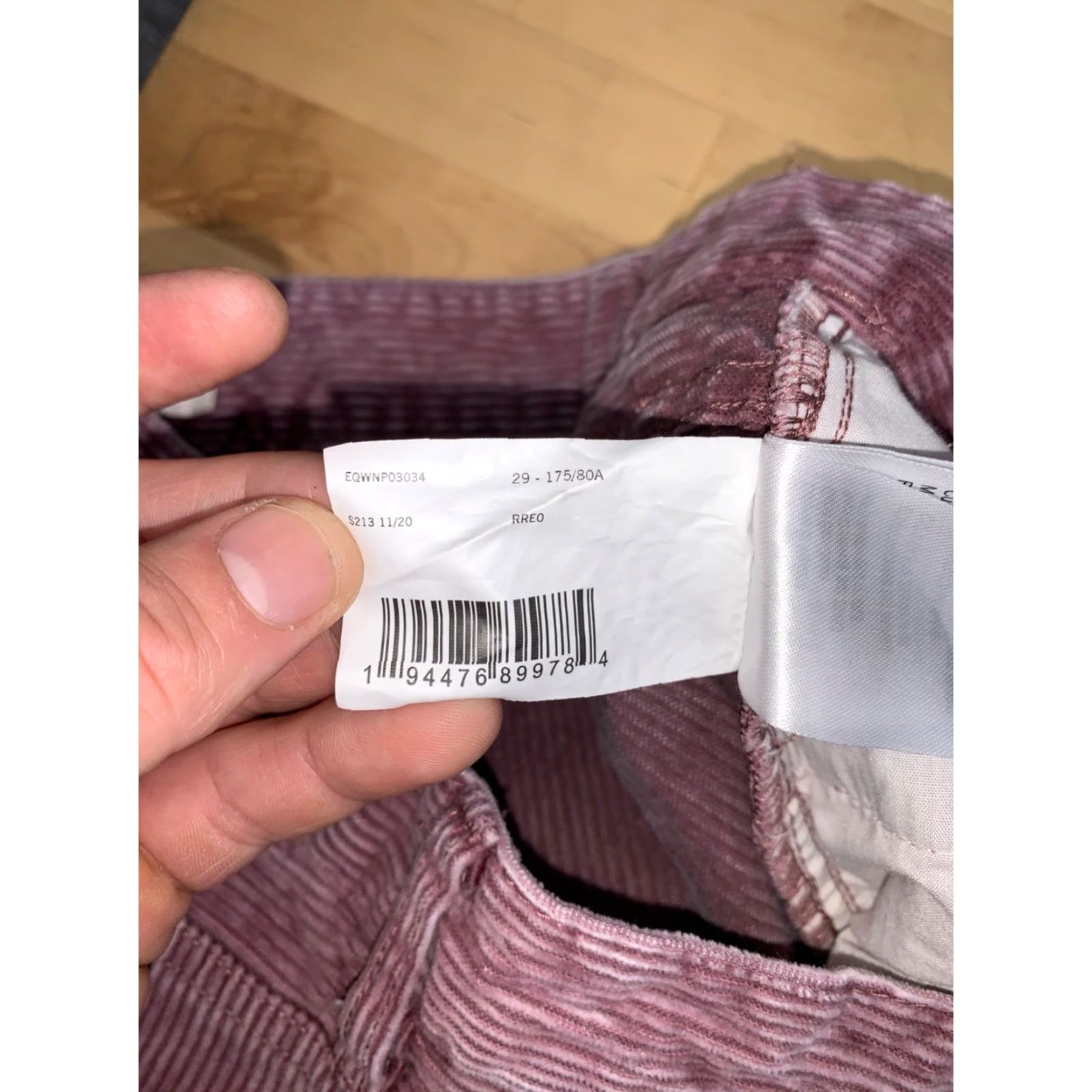 Billabong Billabong Corduroy Pants Womens 29 Red Faded Mum Fit Timeless Classic Chino Pockets Mango? Size 29" - 4 Thumbnail