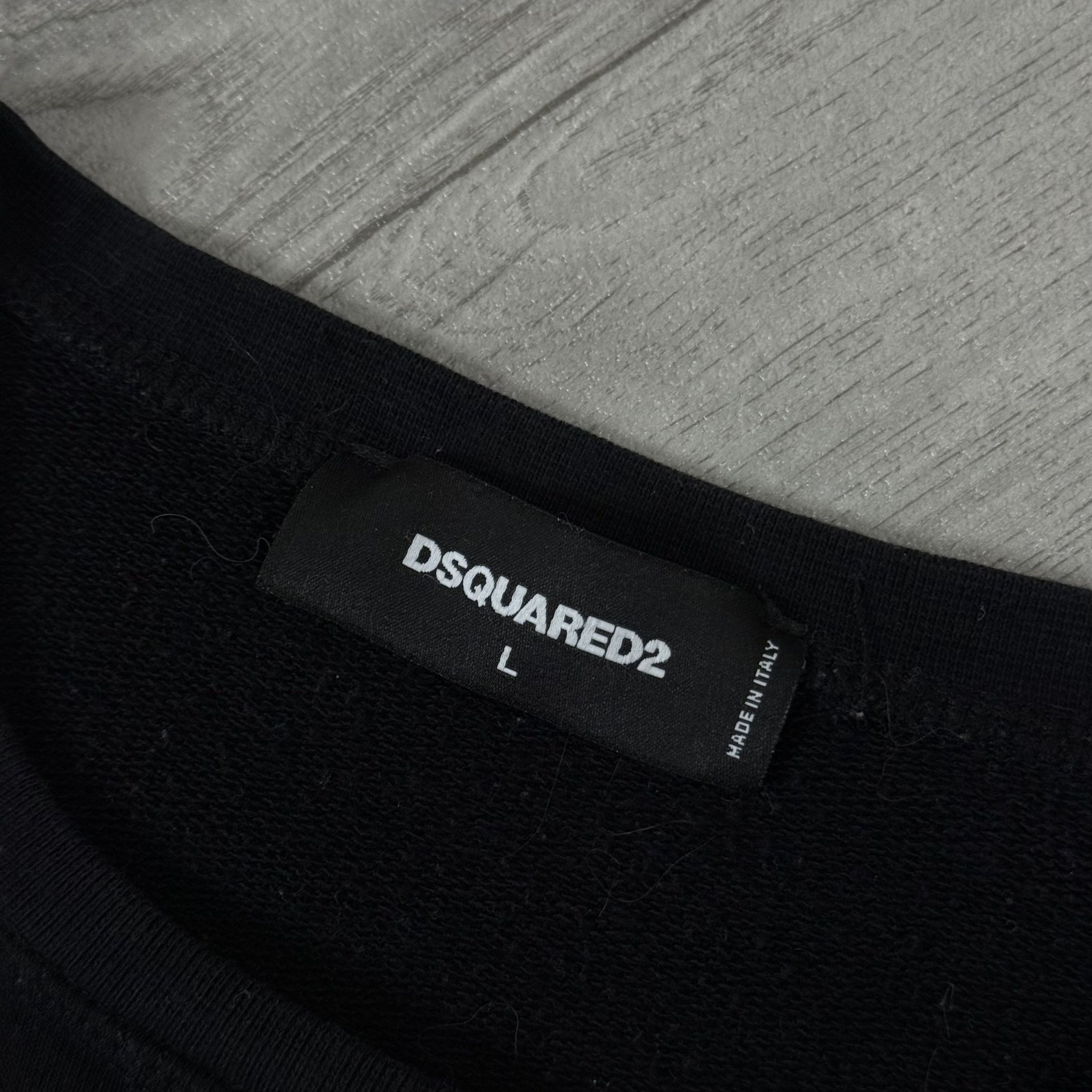 Dsquared2 Dsquared 2 Graphic Black 64 Crewneck Sweatshirt L Size US L / EU 52-54 / 3 - 9 Thumbnail