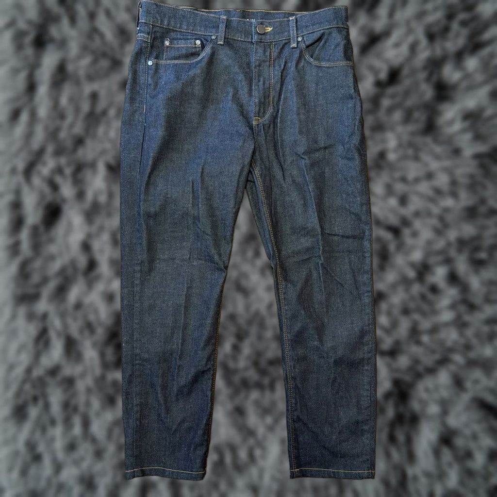 Mott & Bow Mott & Bow Jeans Mens 31x28 Slim Dark Blue Denim Stretch Skinny Straight 5-Pocket Logo City Preppy Mens Size US 31 - 1 Thumbnail