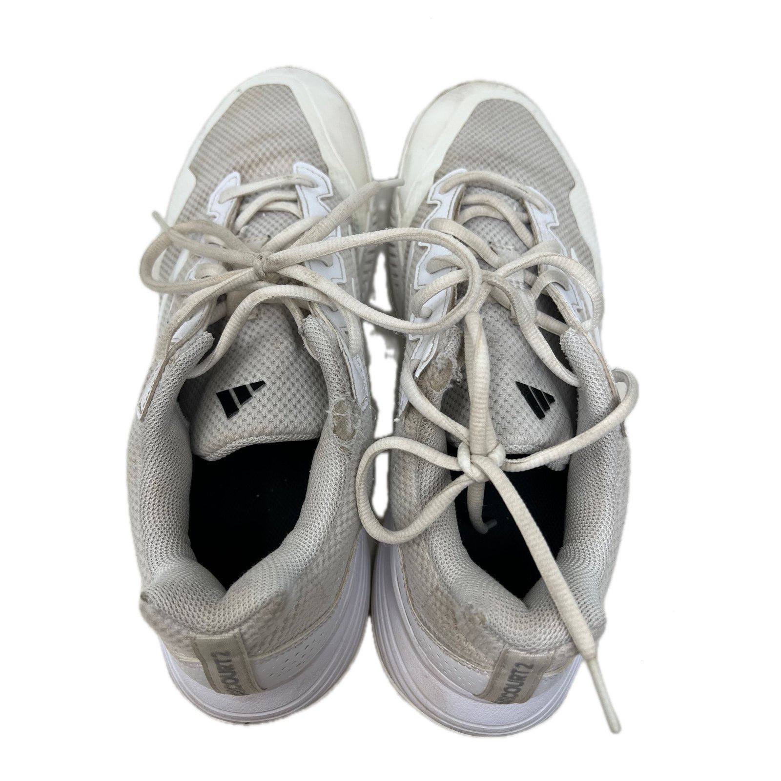 Adidas adidas Gamecourt 2.0 Cloud White Matte Silver Mens 10.5 Size US 10.5 / EU 43-44 - 6 Thumbnail
