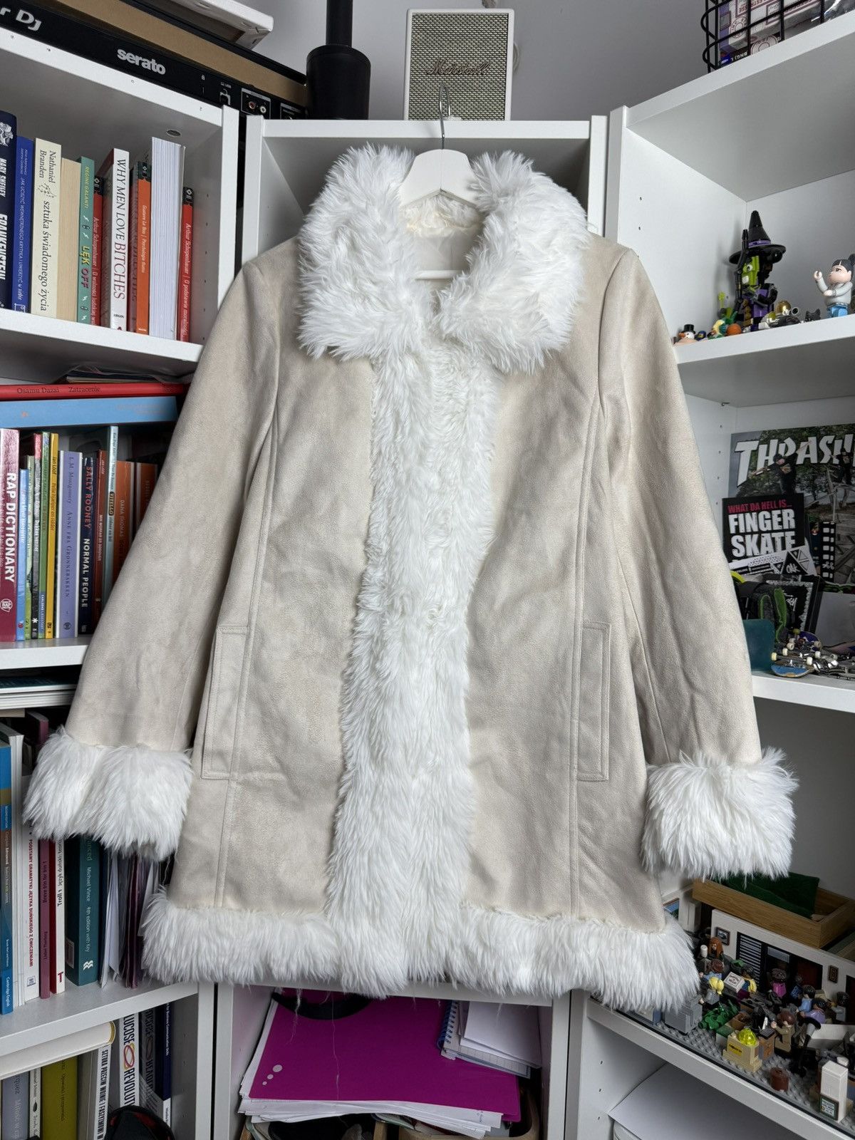Vintage Vintage y2k penny lane afghan coat jacket M archive faux fur Size M / US 6-8 / IT 42-44 - 1 Thumbnail