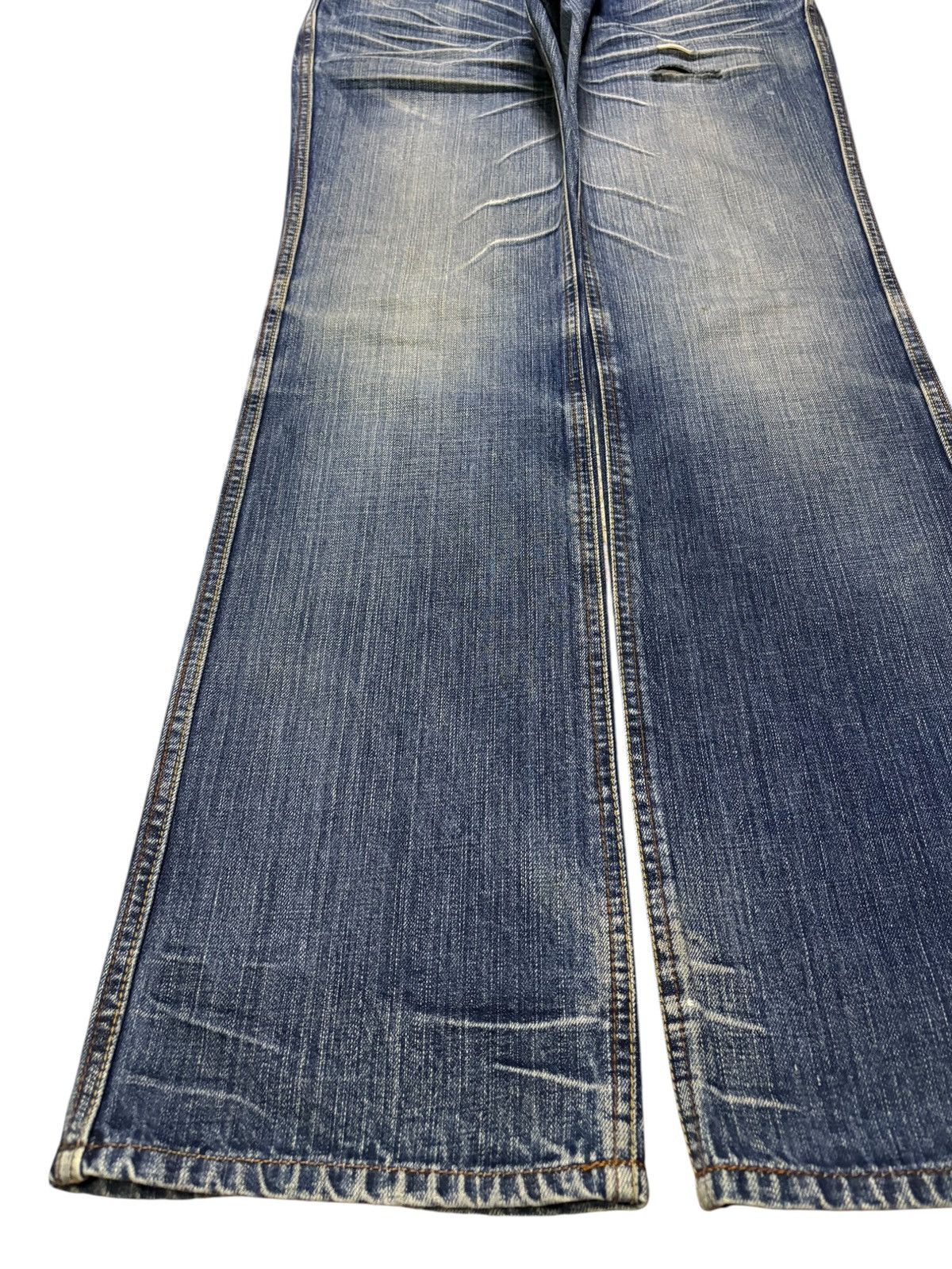 Japanese Brand Vintage Japanese Brand Mud Wash Studded Bootcut Jeans Size US 32 / EU 48 - 6 Thumbnail