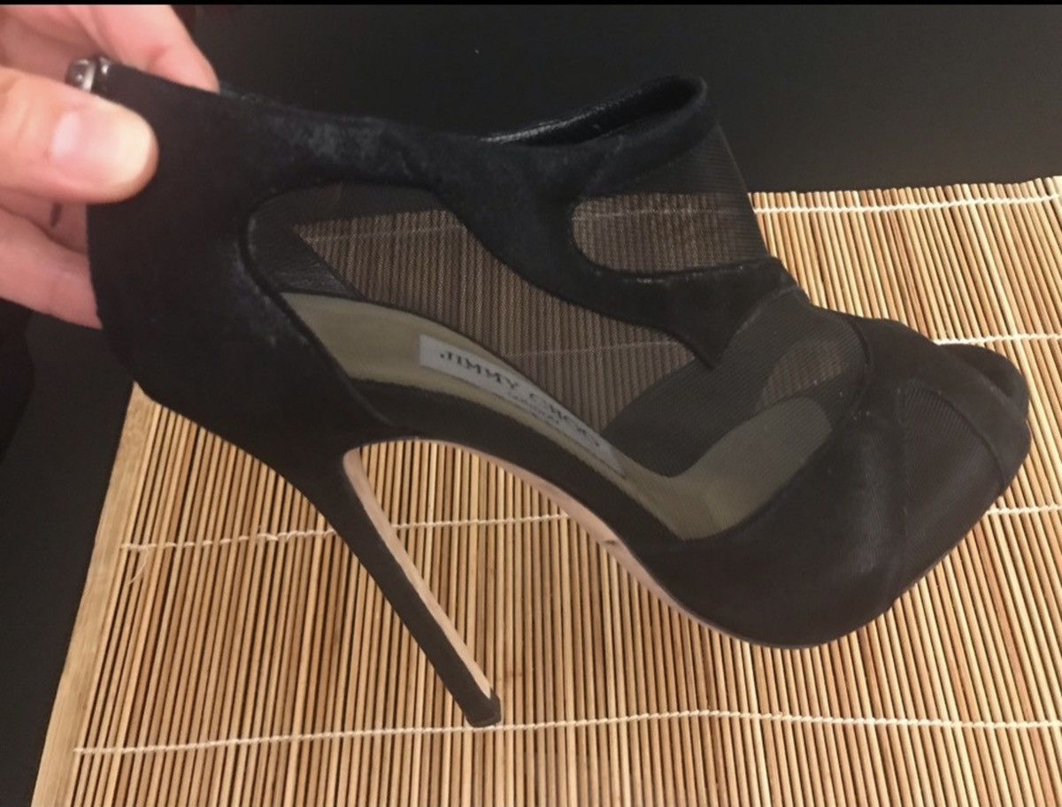 Jimmy Choo Jimmy Choo Peep Toe Heel Booties Size US 6 / IT 36 - 3 Thumbnail