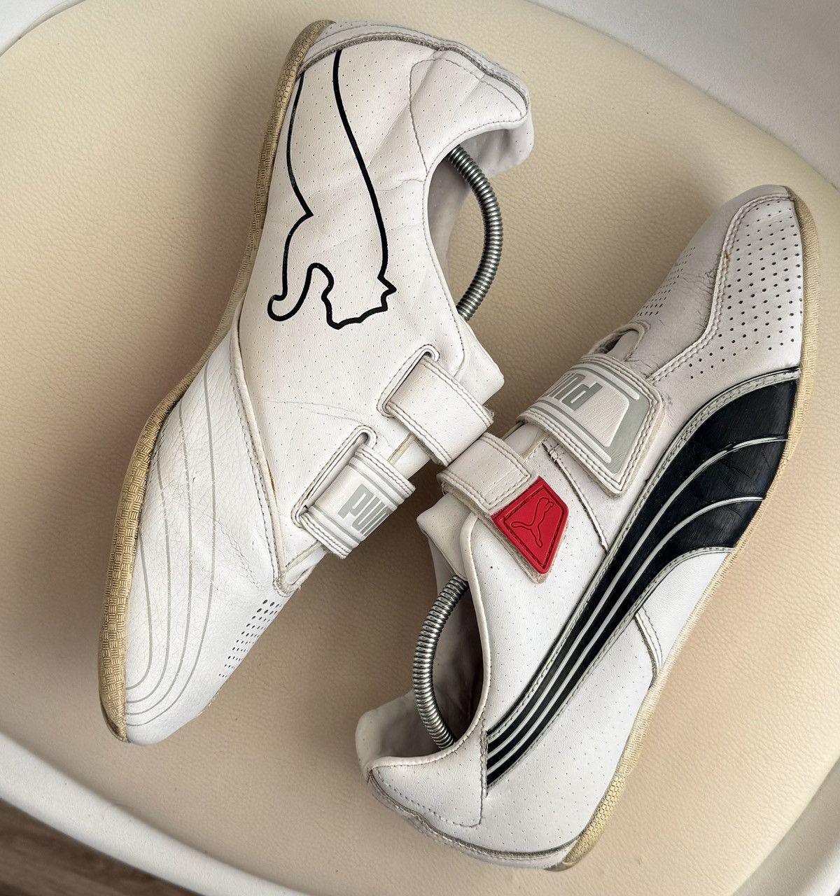 Puma Puma Y2K Redon Racing Move Strap 00s Japan Style Sneakers Size US 9 / EU 42 - 4 Thumbnail