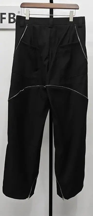 Japanese Brand × Other Men Zipper Slit Wide Leg Casual Pant Size US 31 - 3 Thumbnail
