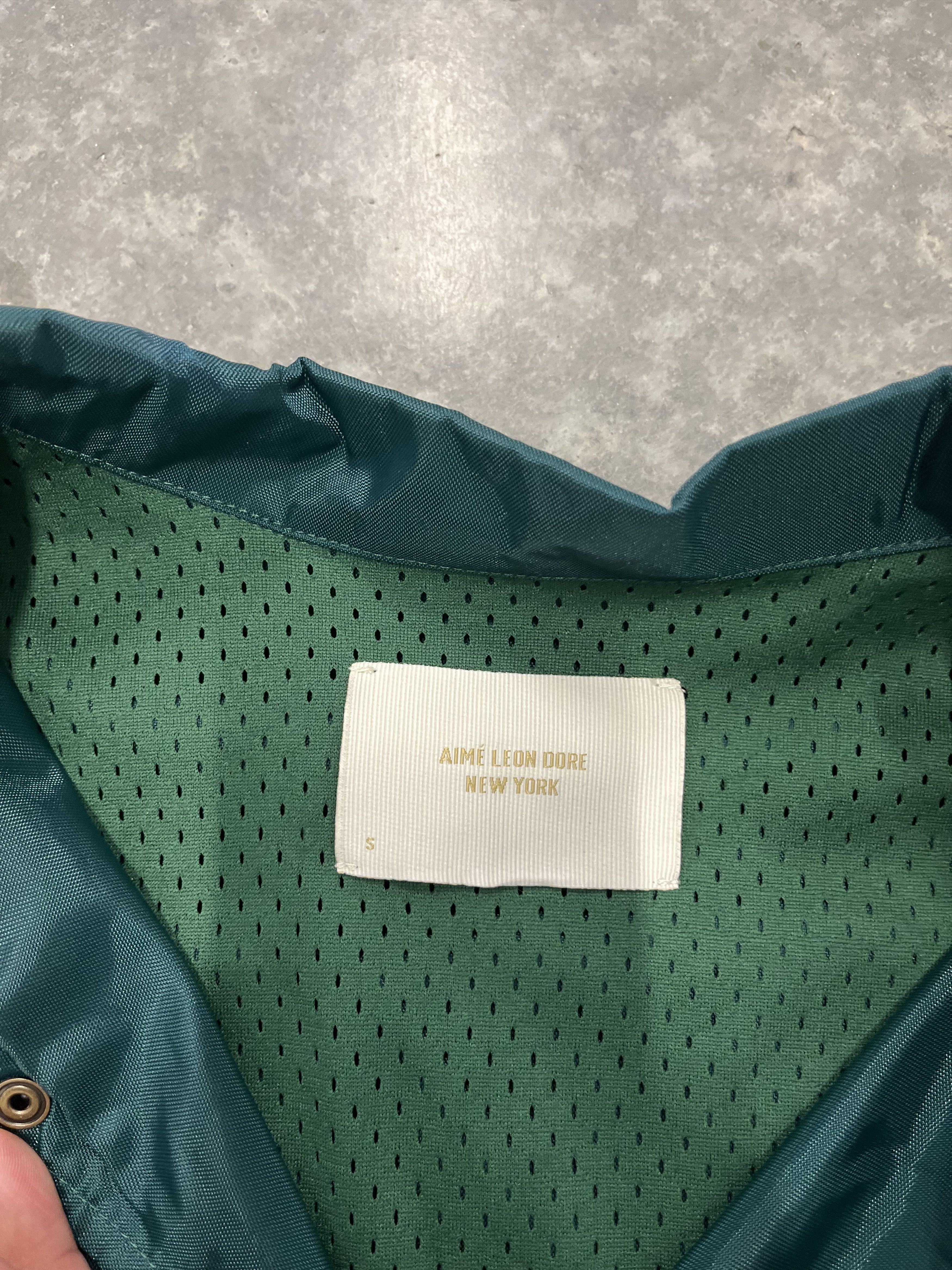 Aime Leon Dore Aime Leon Dore Satin Green jacket S Size US S / EU 44-46 / 1 - 6 Thumbnail