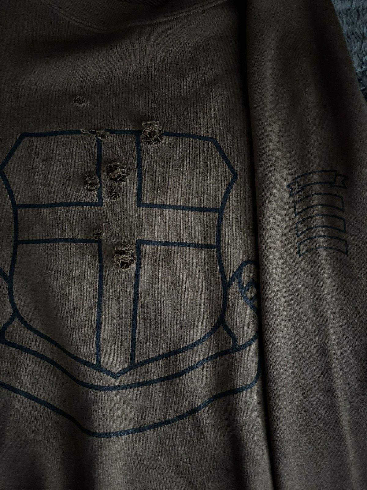 Number (N)ine ss01 “time migration” shield sweatshirt | Grailed