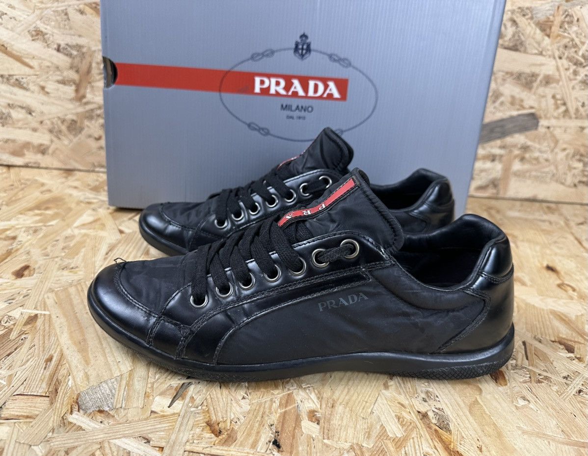 Prada Prada sneakers size 10 US leather/nylon Size US 9.5 / EU 42-43 - 5 Thumbnail