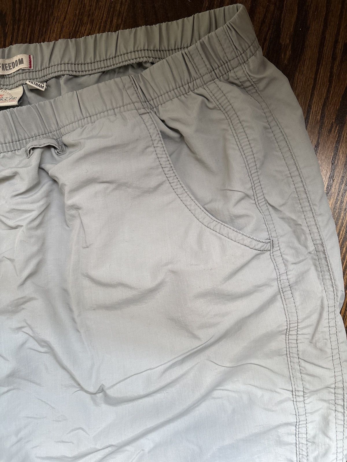 Gramicci Grey Vintage Grammici Climbing Shorts XL Nylon Size US 34 / EU 50 - 3 Thumbnail