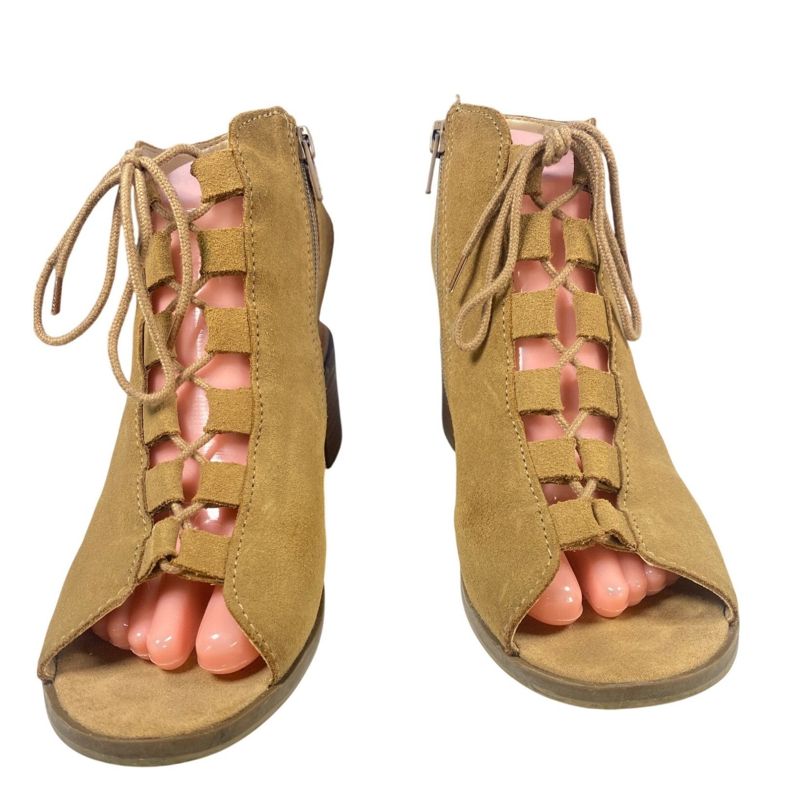 Steve Madden Steve Madden Adelene Women's 8M Brown Suede Leather Side Zip Size US 8 / IT 38 - 9 Thumbnail