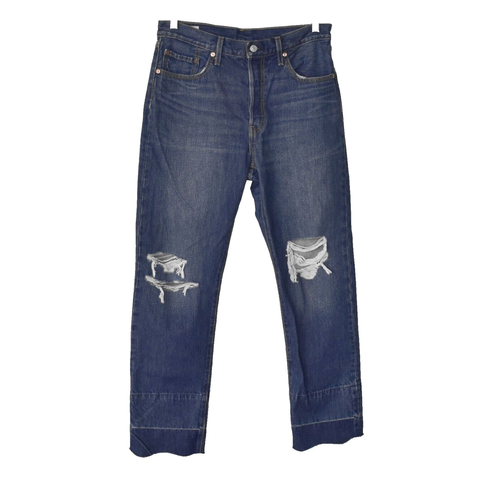 Levi's NWT LEVI STRAUSS 501 Original Cropped Jeans Size 29x28 $98 Size 29" - 1 Thumbnail