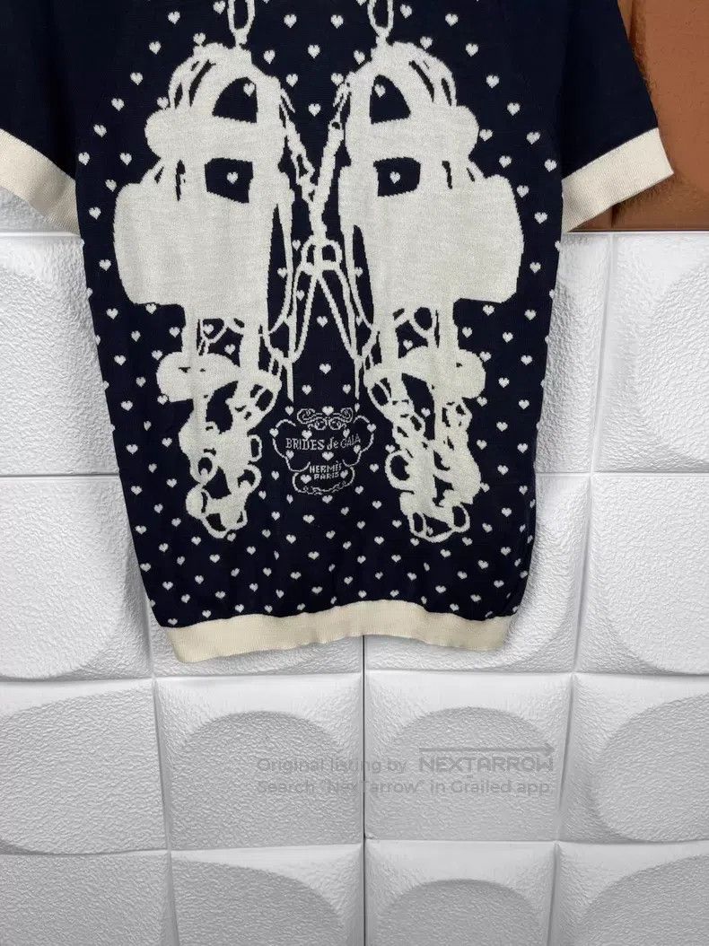 Hermes Hermes Wool Short Sleeve Size XS / US 0-2 / IT 36-38 - 4 Thumbnail