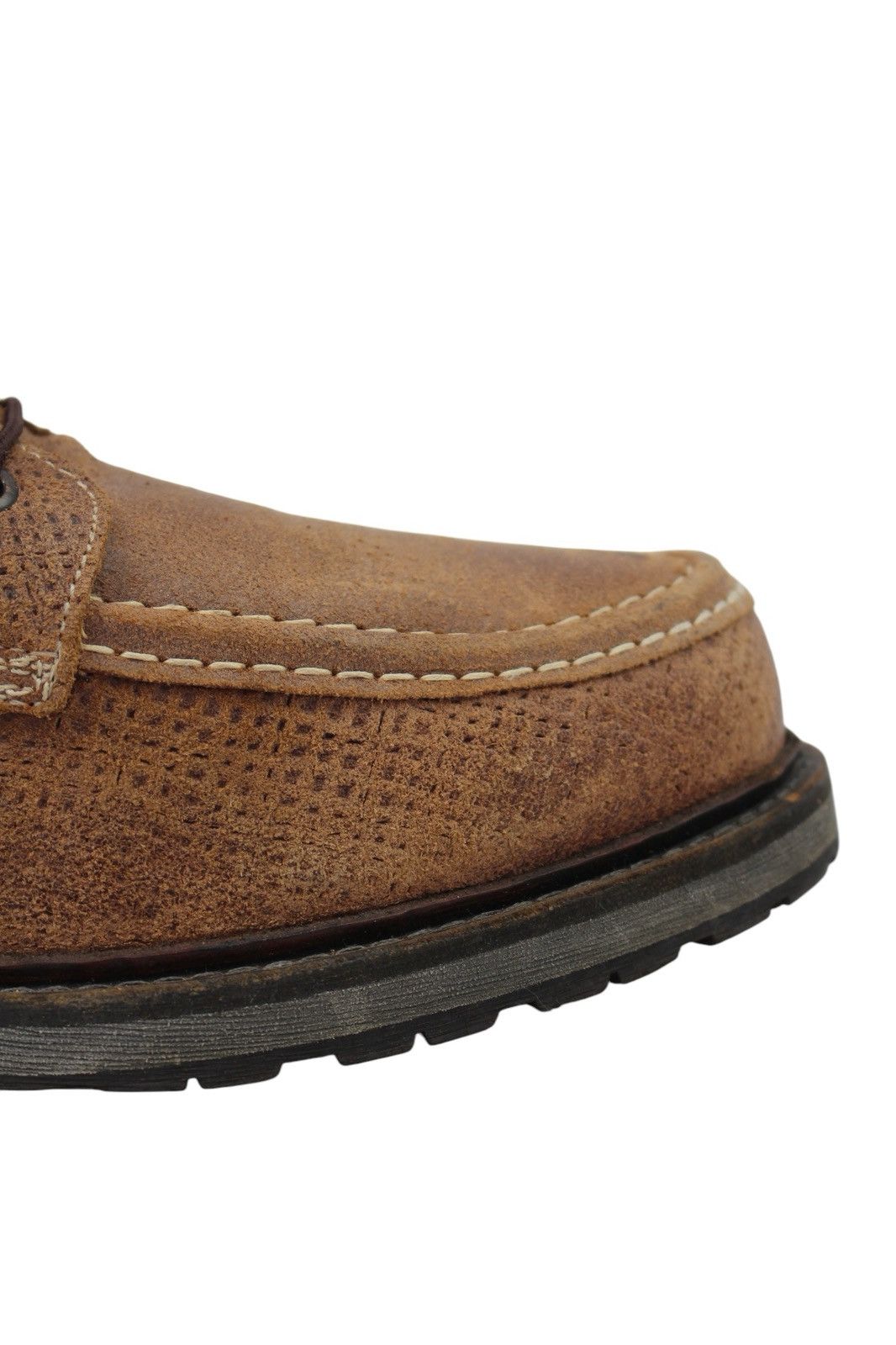 Leather × Vintage 2000S BUFFOLO SUEDE WORK BOOTS Size US 7.5 / EU 40-41 - 10 Thumbnail