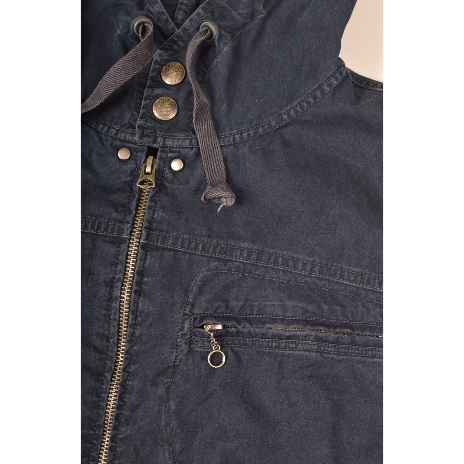 Ralph Lauren VINTAGE Polo Ralph Lauren Bomber Full-Zip Jacket Men's M Blue Size US M / EU 48-50 / 2 - 2 Thumbnail