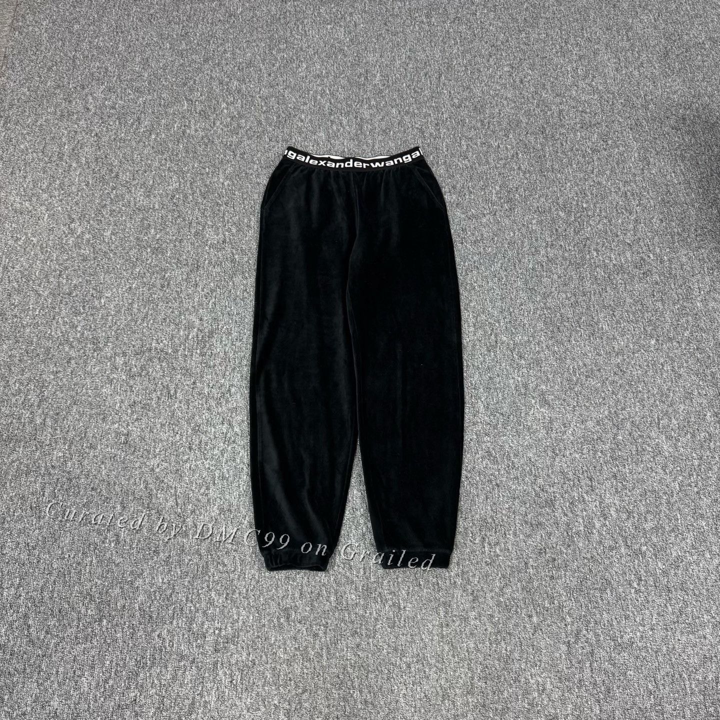 Alexander Wang Alexander Wang Logo Belted Velvet Joggers XXS Size 22" - 1 Thumbnail