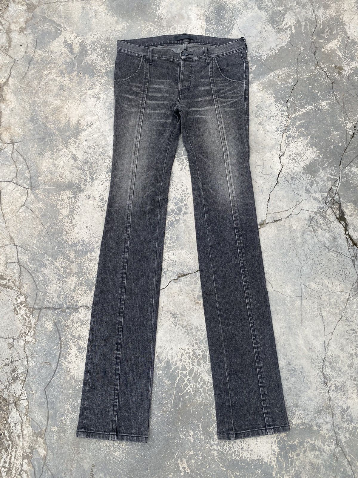 14th Addiction Archivel SRIVER Sample Straight Slim Jeans Size US 31 - 1 Thumbnail