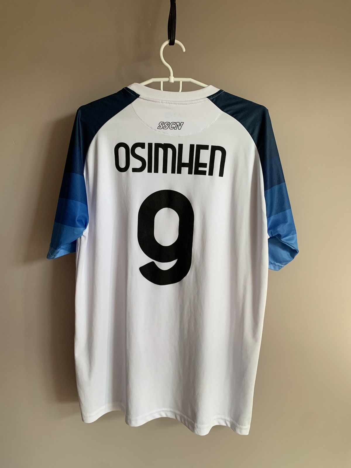 Other Napoli Home Football Shirt Soccer Jersey OSIMHEM #9 Size US L / EU 52-54 / 3 - 2 Thumbnail