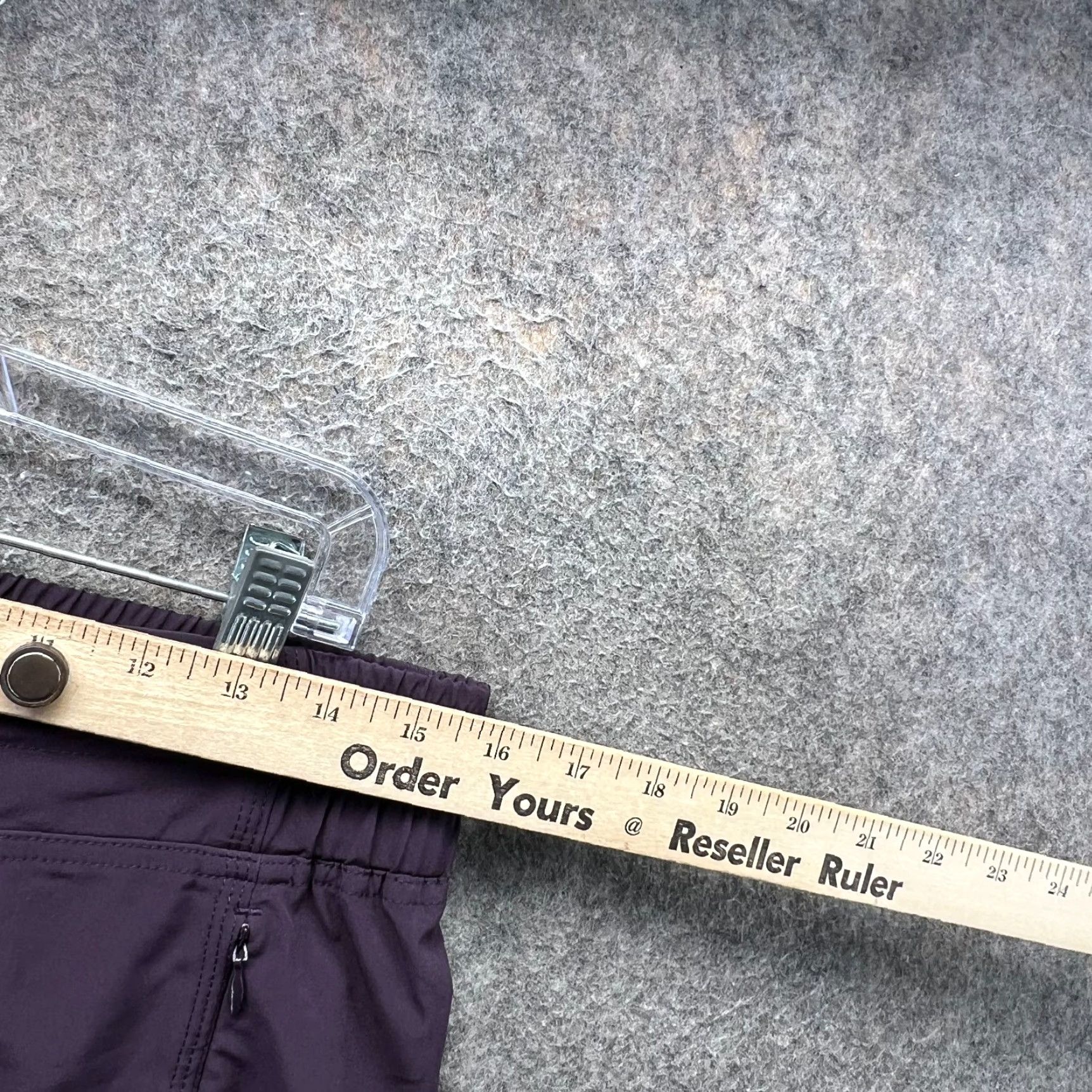 Athleta Athleta Pants Women 6 Purple Ruched Lightweight Jogger Nylon Athletic Size 28" / US 6 / IT 42 - 3 Thumbnail