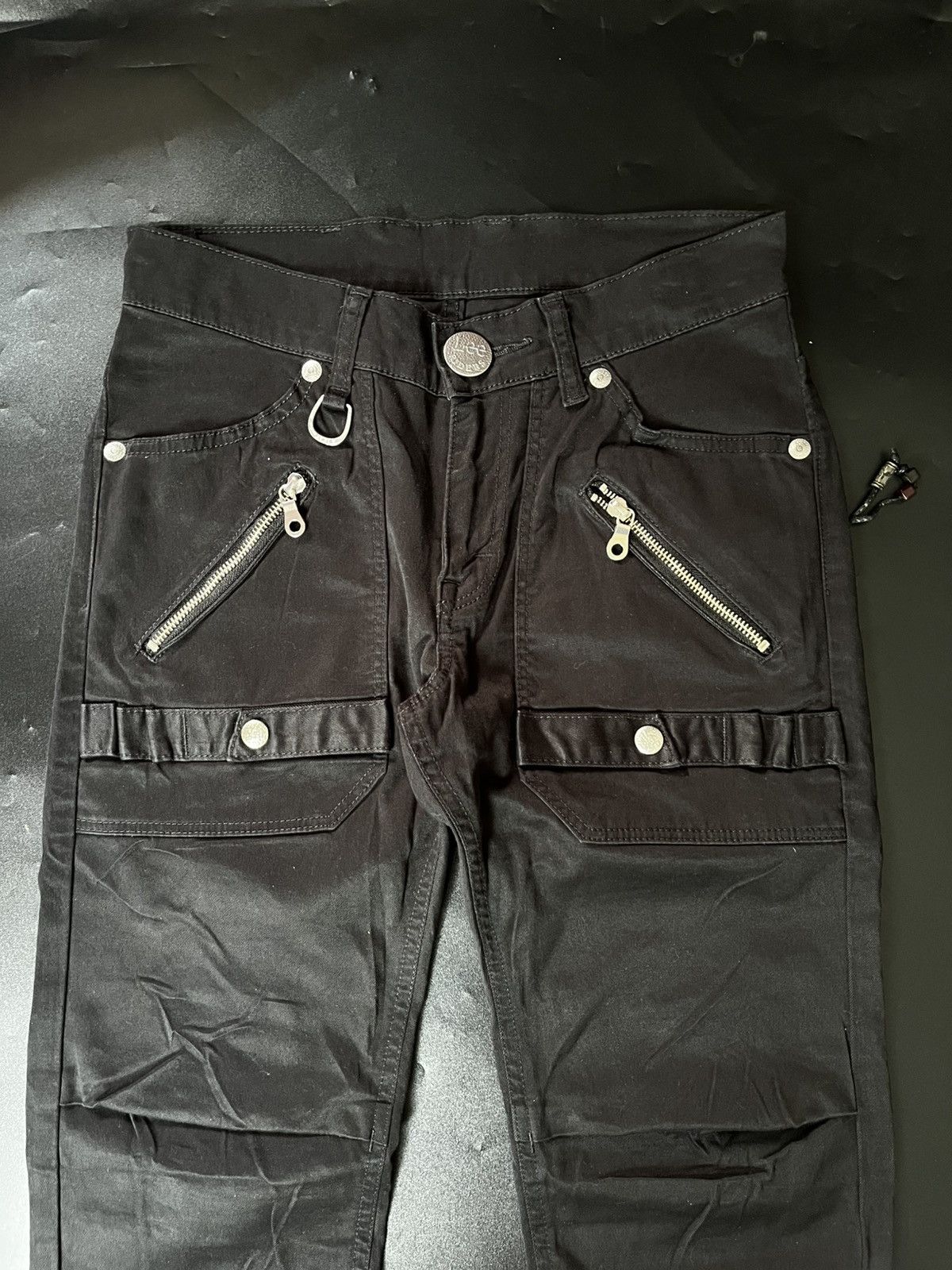 If Six Was Nine × Japanese Brand × Le Grande Bleu (L.G.B.) Super Black Lee riders Bondage Size US 29 - 4 Thumbnail