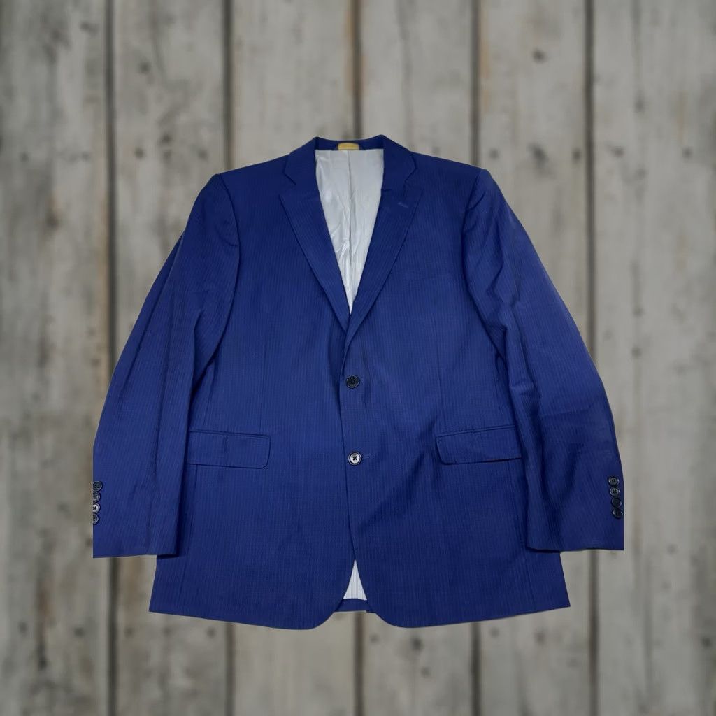 Brooks Brothers Brooks Brothers Explorer Regent Fit Men's 42R Blue Pinstripe 2 Piece Suit Jacket Blazer Size 42R - 1 Thumbnail