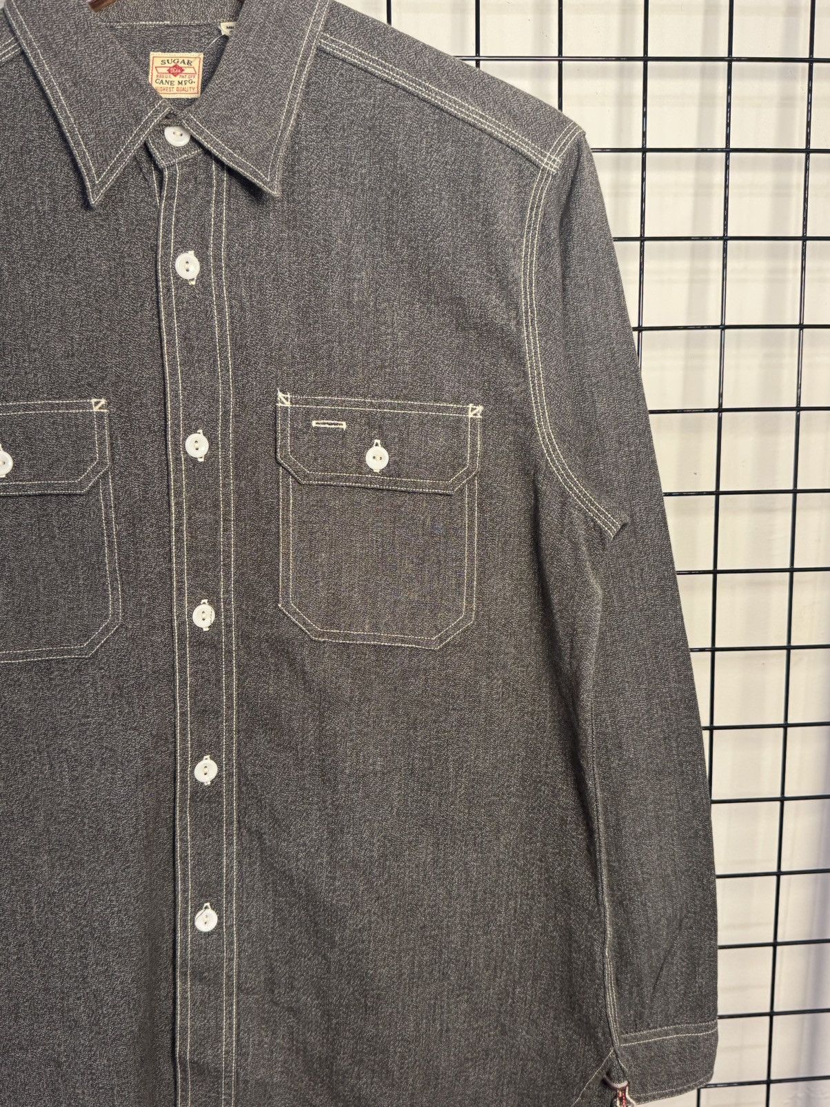 Sugar Cane Sugar Cane SC25511 Jean Cord Work Shirt Size US M / EU 48-50 / 2 - 2 Thumbnail