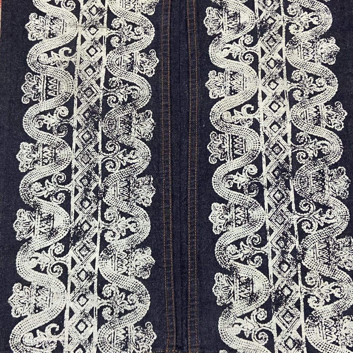 Japanese Brand Vtg Sucer Des Bonbon Style Of Hysteric Snake Pants Size 28" / US 6 / IT 42 - 4 Thumbnail