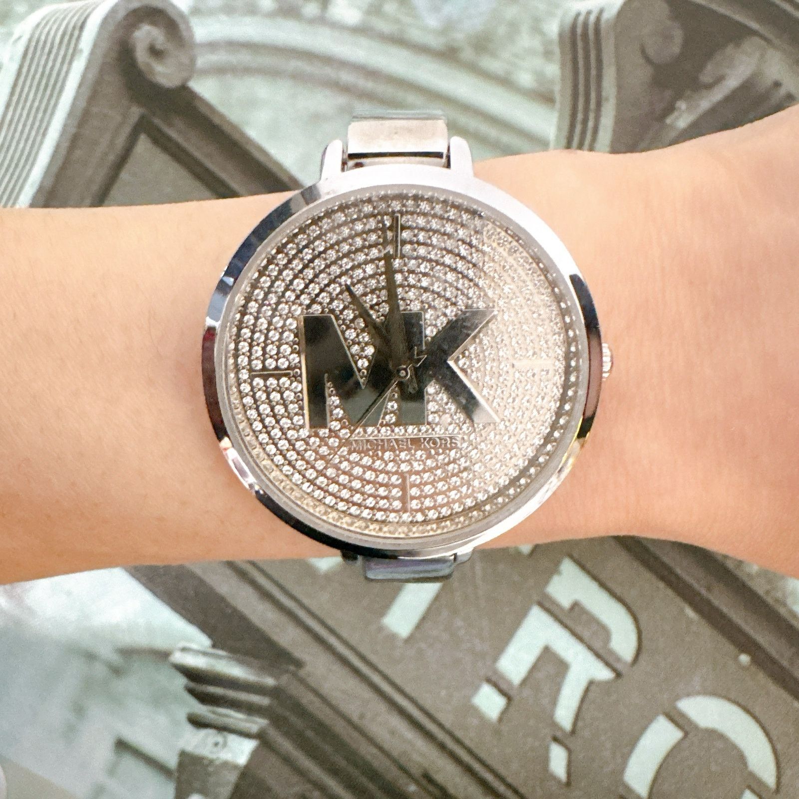 Michael Kors Michael Kors MK4432 Charley Pavé Silver-Tone Watch Size ONE SIZE - 6 Thumbnail